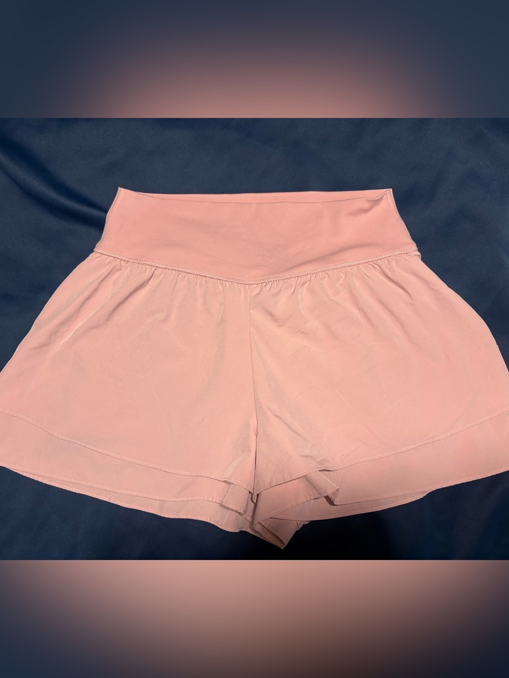 Yogalicious High-Waist Blush Pink Active Shorts